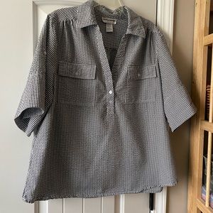 Women’s Cathy Daniels 3/4-sleeved top size 1X